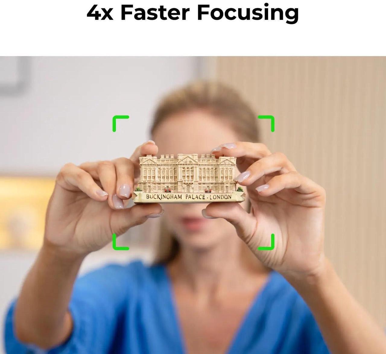 Alt view image 5 of 7 - OBSBOT Tiny 2 AI-Powered PTZ 4K Webcam Bundle with UVC to HDMI Adapter, Mini Extendable Tripod with Built-in Phone Mount, and 3-Port USB-C Hub with Power Delivery (White) (4 Items)