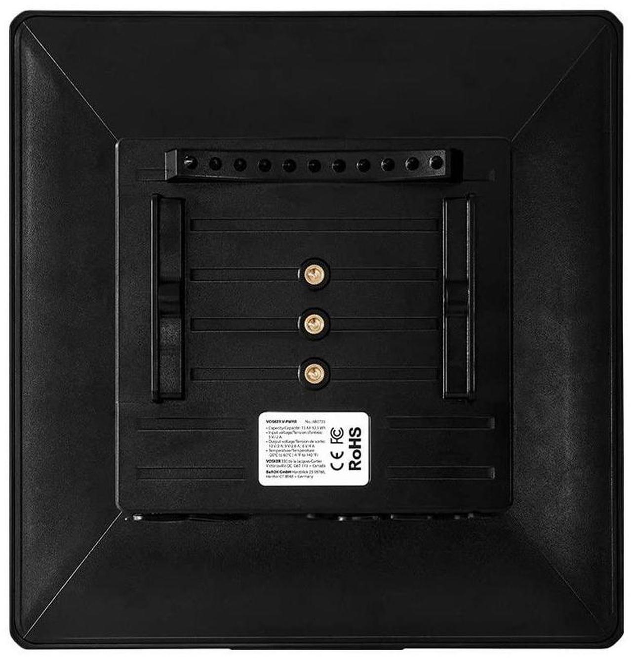 Alt view image 6 of 7 - Vosker 2-in-1 Solar 15000 mAh IP66 Rating Wireless Outdoor Universal Charger USB Battery Pack Power Bank for Smartphones, Tablets, and Other Rechargeable Gadgets with Mounting Arm (Black)
