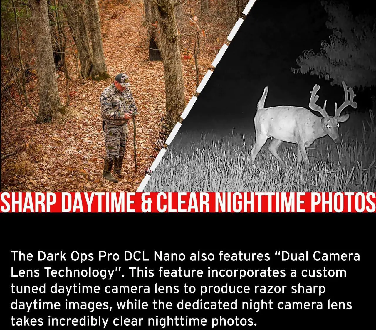 Alt view image 4 of 7 - Browning Trail Cameras Dark Ops FHDR 26MP 4 Infrared LED Night Vision Camera Bundle with 32GB Memory Card and All-In-One High-Speed Card Reader (3 Items)