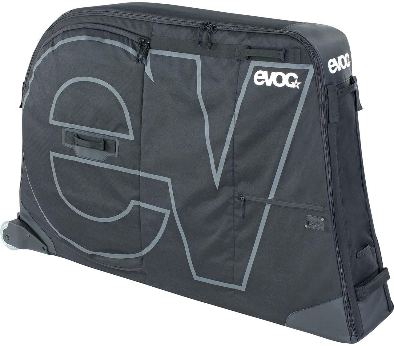 Alt view image 7 of 7 - EVOC Road Bike Bag with Molded Polycarbonate Bike Block and Skate Wheels (285L, Black)