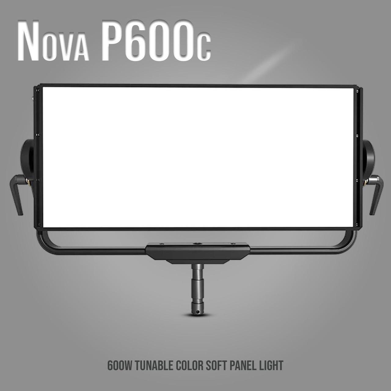 Alt view image 2 of 7 - Aputure Nova P600C RGBWW LED Panel with Hard-Shell Case Kit Bundle with Aputure Nova P600C Barn Door (2 Items)