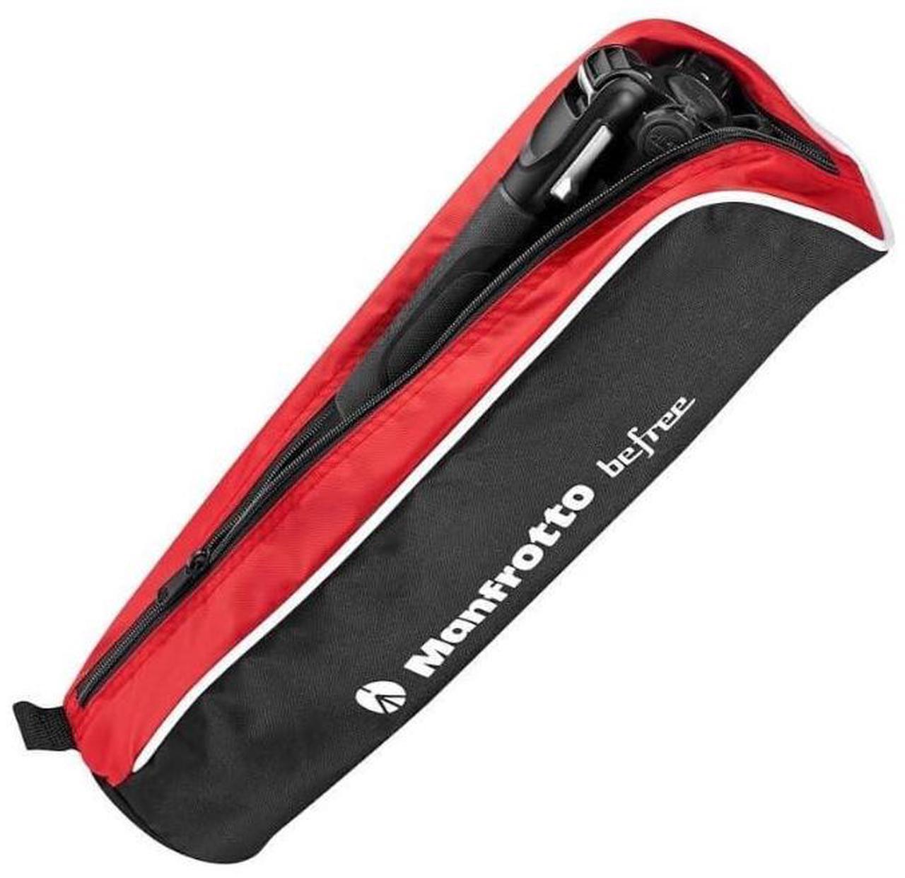 Alt view image 7 of 9 - manfrotto befree 3-way live advanced camera tripod kit, aluminium travel tripod, lever lock, with 3-way fluid head, for photo and video, vlogging equipment, with carry bag (mkbfrla4bk-3wus)