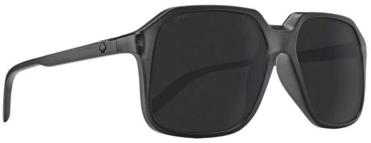 Main image of SPY Optic Hotspot Large to Extra-Large Size Sunglasses for Women (Matte Translucent Black Frame and Black Gray Polar Lens)