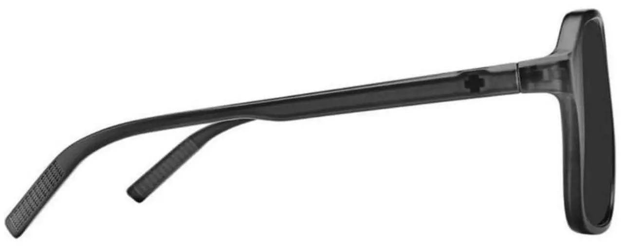 Alt view image 4 of 7 - SPY Optic Hotspot Large to Extra-Large Size Sunglasses for Women (Matte Translucent Black Frame and Black Gray Polar Lens)