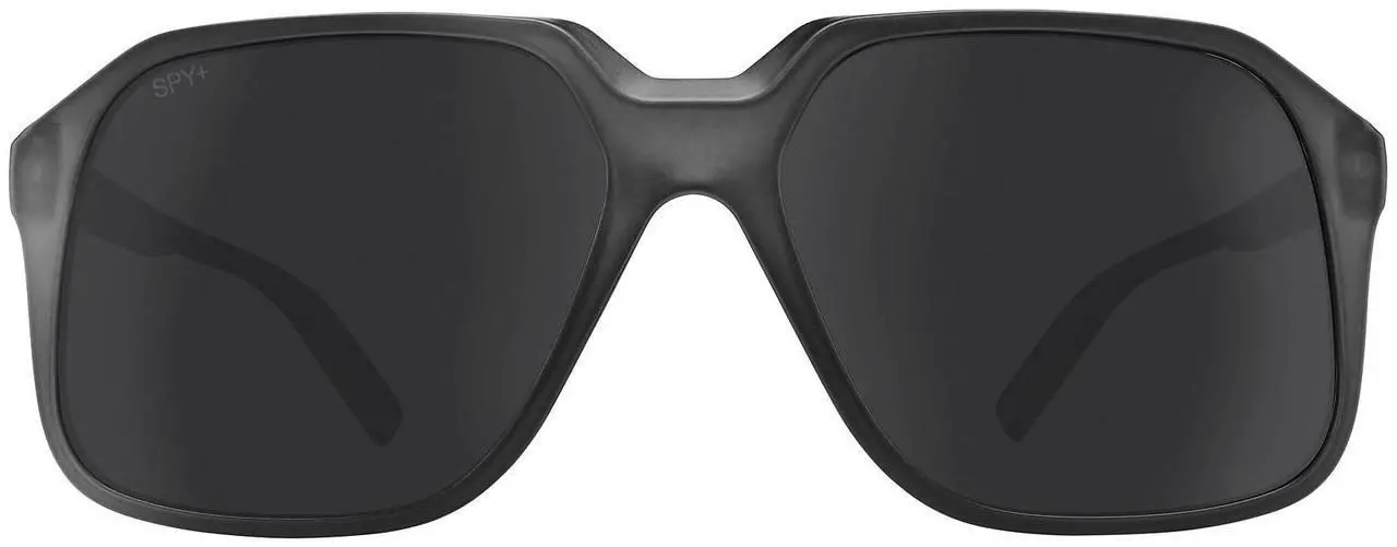 Alt view image 6 of 7 - SPY Optic Hotspot Large to Extra-Large Size Sunglasses for Women (Matte Translucent Black Frame and Black Gray Polar Lens)