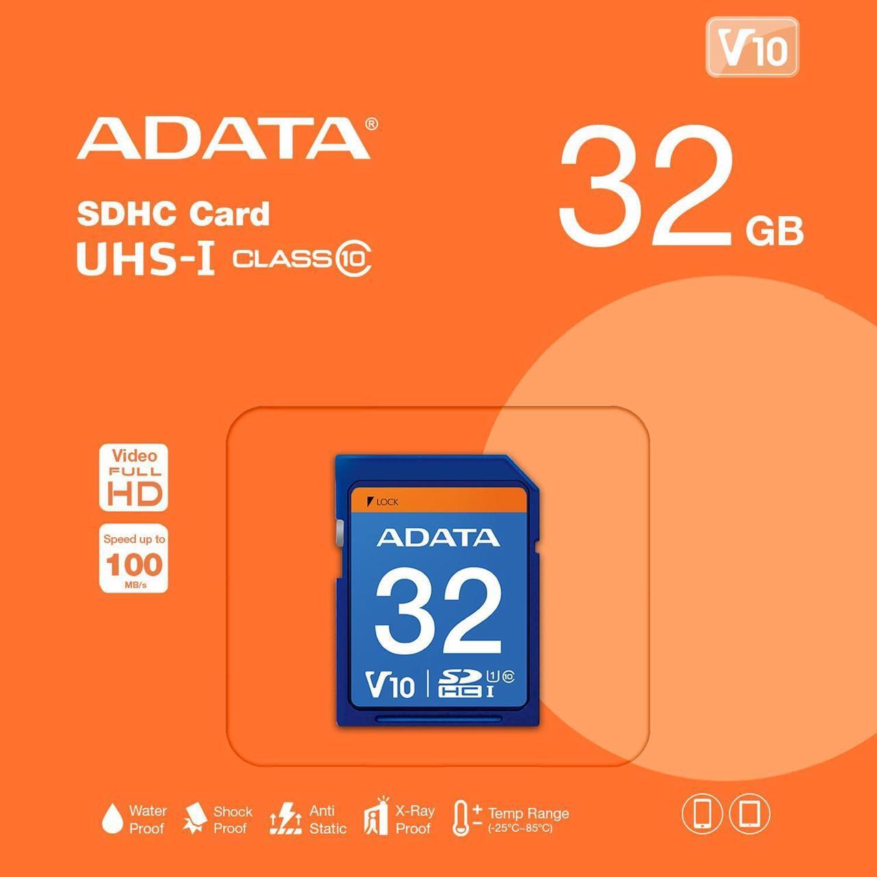 Alt view image 2 of 7 - ADATA Premier 32GB SDHC UHS-I U1 Waterproof Shockproof Anti-Static Memory Card for Digital Cameras (50-Pack) Bundle with Focus All-In-One High Speed Card Reader (51 Items)