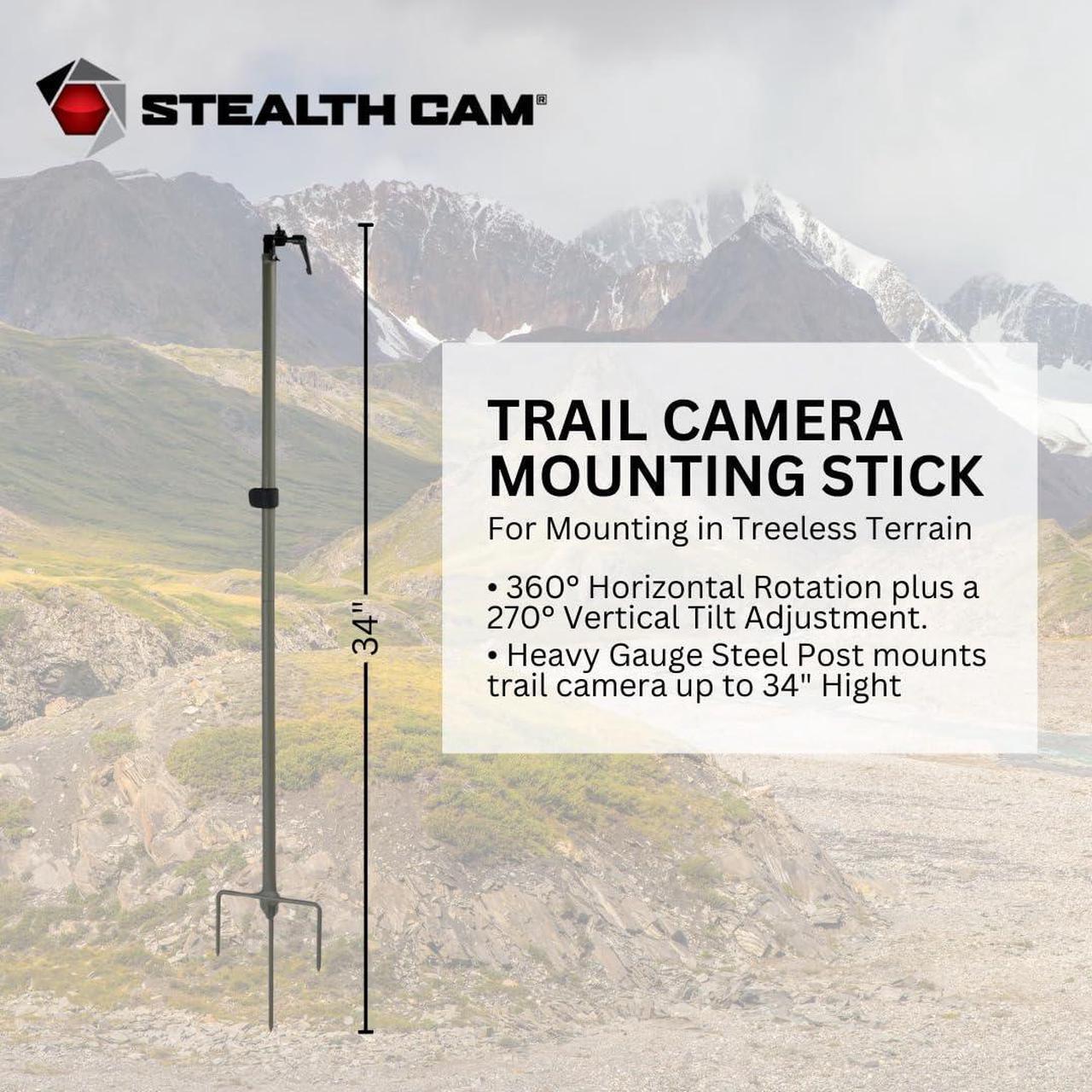 Alt view image 2 of 6 - Stealth Cam SD Card Reader and Viewer with 4.3-Inch LCD Touchscreen and Touch Detection (2-Pack) Bundle with Trail Camera Mount Stick (2-Pack), 32GB Memory Card (4-Pack), and Card Reader (9 Items)