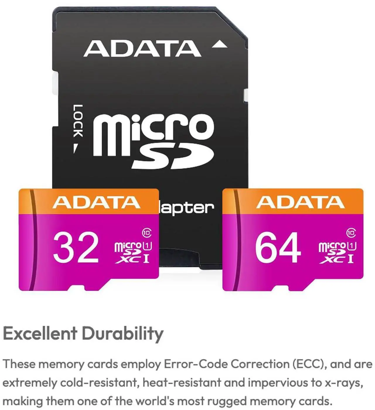 Alt view image 5 of 6 - ADATA Premier 32GB UHS I Class10 MicroSDHC Memory Card with Adapter (10-pack) with All-In-One High Speed Card Reader bundle (11 Items)