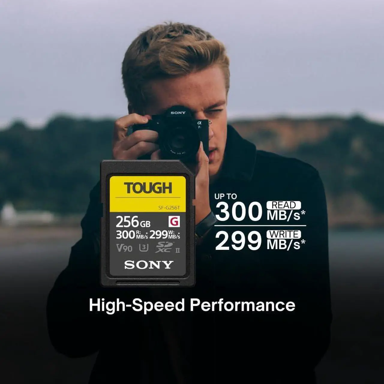 Alt view image 3 of 6 - Sony 256 GB TOUGH G Series UHS-II SDXC Memory Card Bundle with Sony UHS-II USB 3.1 SD Card Reader (2 Items)