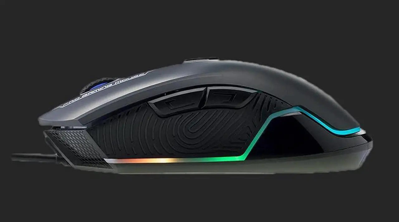 Alt view image 10 of 11 - HP Wired Gaming Mouse LED RGB Backlit Adjustable 6200 DPI 6 Programmable Buttons Ergonomic USB Mice for Gamers