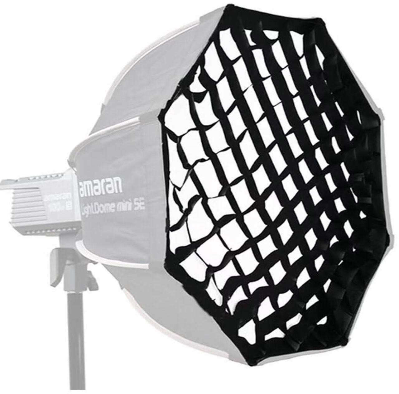 Alt view image 4 of 7 - Aputure Amaran Light Dome Mini SE Light Control Grid for Aputure Amaran Light Dome Mini SE Softbox