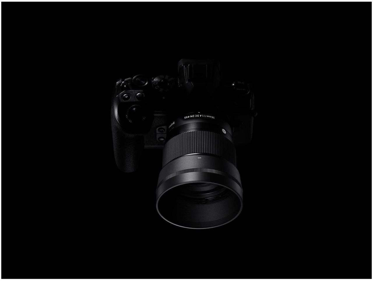 Alt view image 7 of 7 - Sigma 56mm F1.4 DC DN Contemporary Lens for Nikon Z Mount Mirrorless Camera with LH582-01 Lens Hood Bundle with 1TB USB 3.0 External Portable Hard Drive, and 64 GB SDXC Memory Card (3 Items)