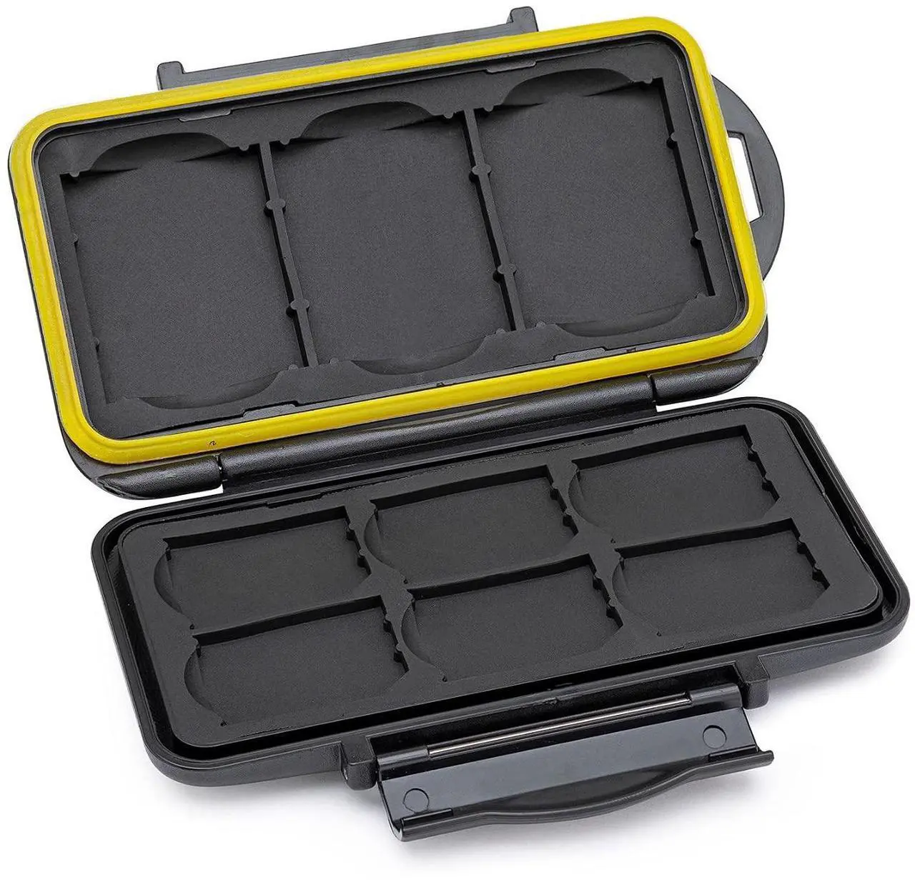 Alt view image 6 of 7 - Koah Pro 2-in-1 Aluminum Shell OTG Dual Slot SD Card Reader and Rugged Memory Storage Carrying Case