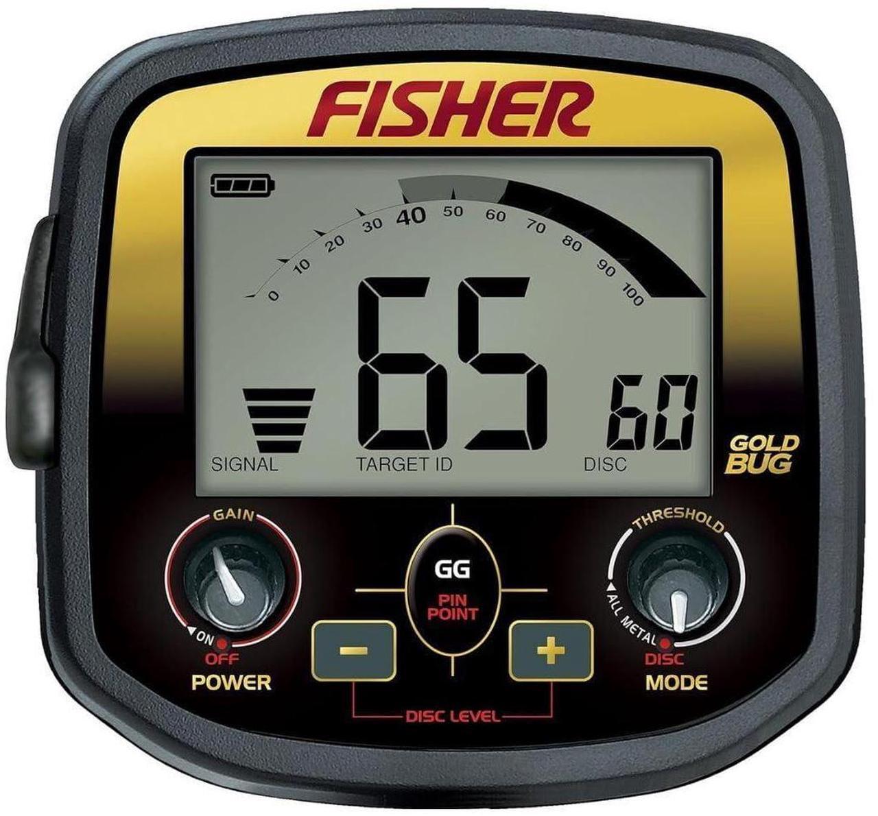 Alt view image 3 of 5 - Fisher Labs Gold Bug Metal Detector with V-Break Tone Discrimination, Fast Retune Speed, and Biaxial Coils (Black)