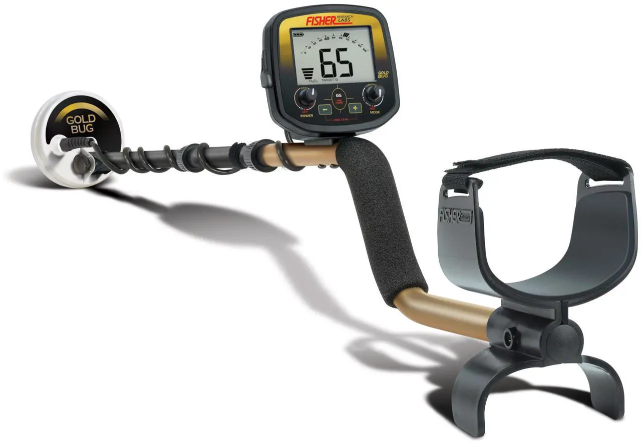 Alt view image 5 of 5 - Fisher Labs Gold Bug Metal Detector with V-Break Tone Discrimination, Fast Retune Speed, and Biaxial Coils (Black)