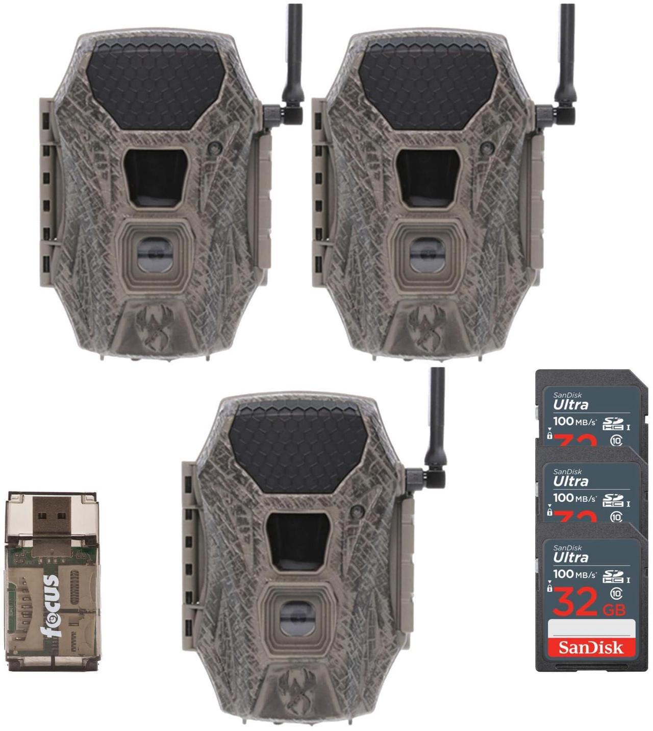 Main image of Wildgame Innovations Terra Cell 16MP Cellular Trail Camera (6-Pack) Bundle with 32GB Ultra SDHC UHS-I Memory Card (6-Pack) and USB Card Reader (13 Items)