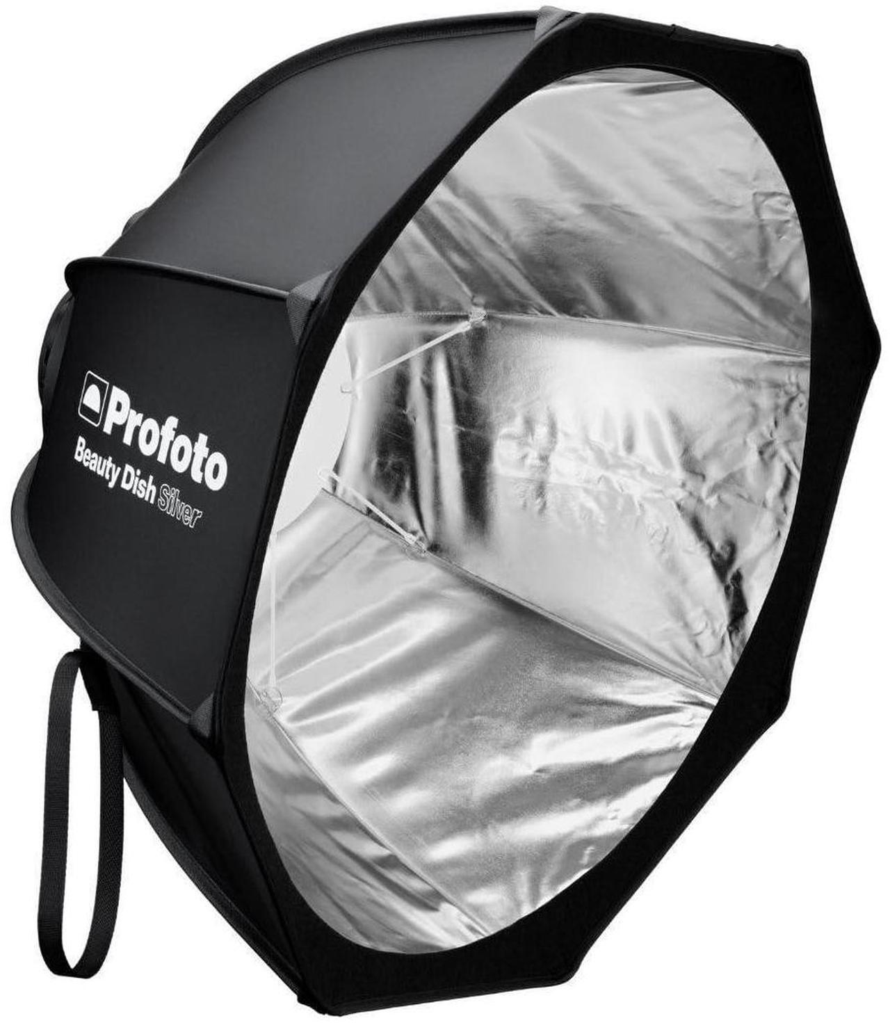 Alt view image 2 of 7 - Profoto Beauty Dish for Portraits and Fashion with Integrated Speedring, Circular Front Edge, and All-In-One Mount Design (Silver)