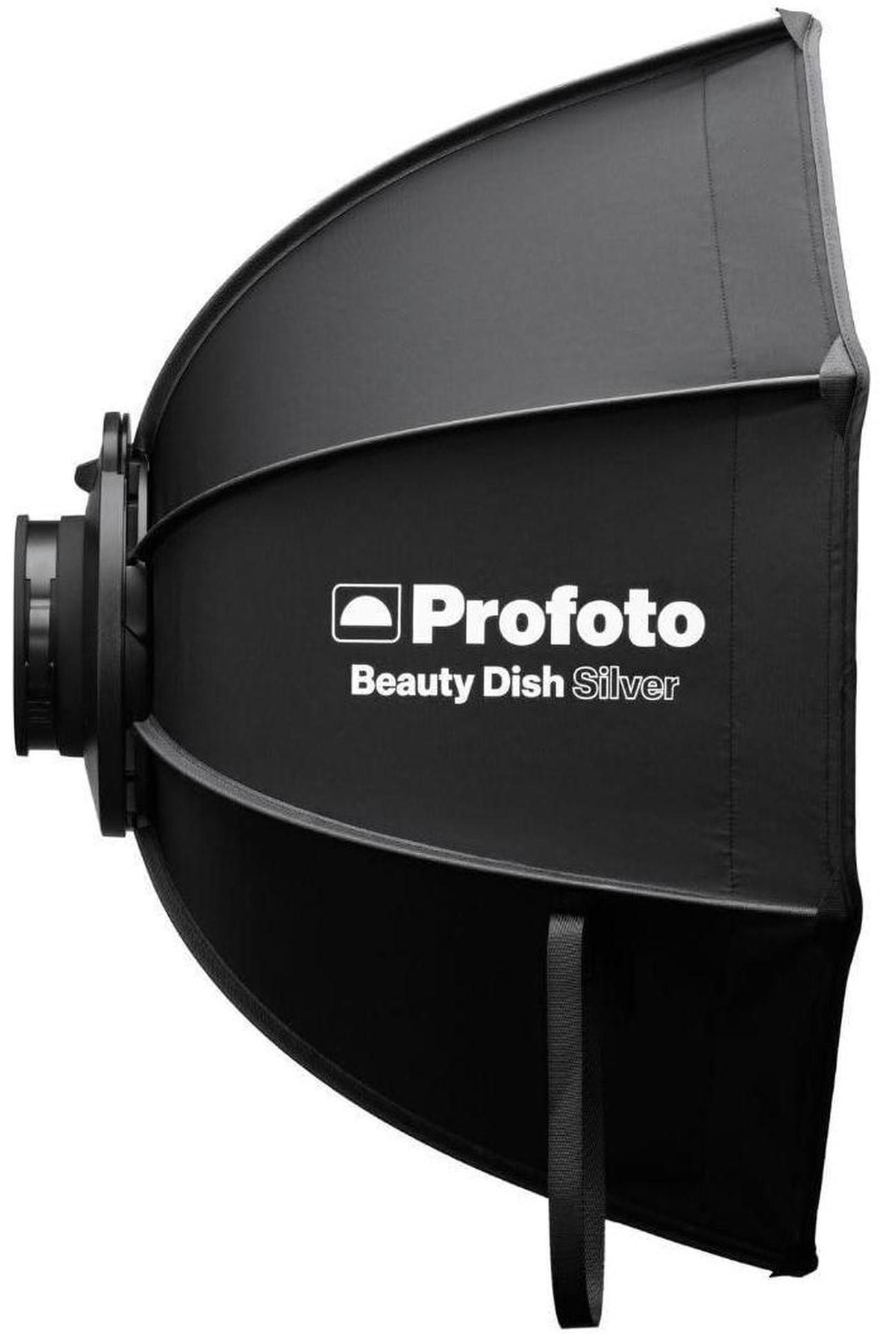 Alt view image 3 of 7 - Profoto Beauty Dish for Portraits and Fashion with Integrated Speedring, Circular Front Edge, and All-In-One Mount Design (Silver)