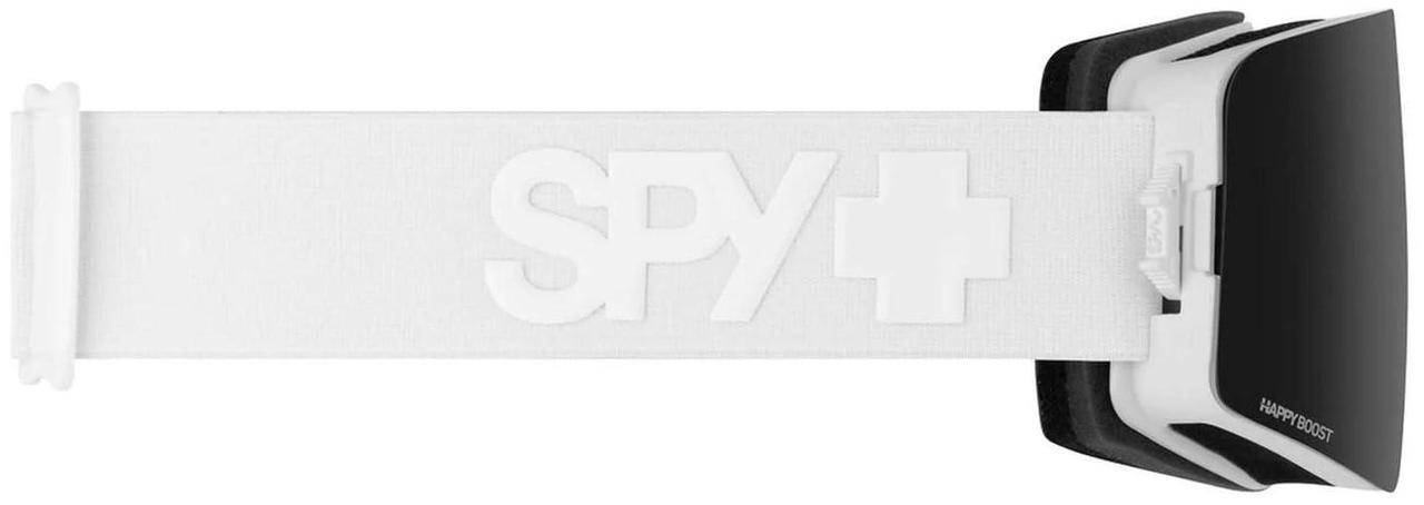 Alt view image 2 of 3 - Spy Optic Marauder Elite Eco Snow Goggle with Toric Happy Boost Black Mirror and HB LL Coral Lens and Deadbolt Magnetic Lens Change System (Matte White)