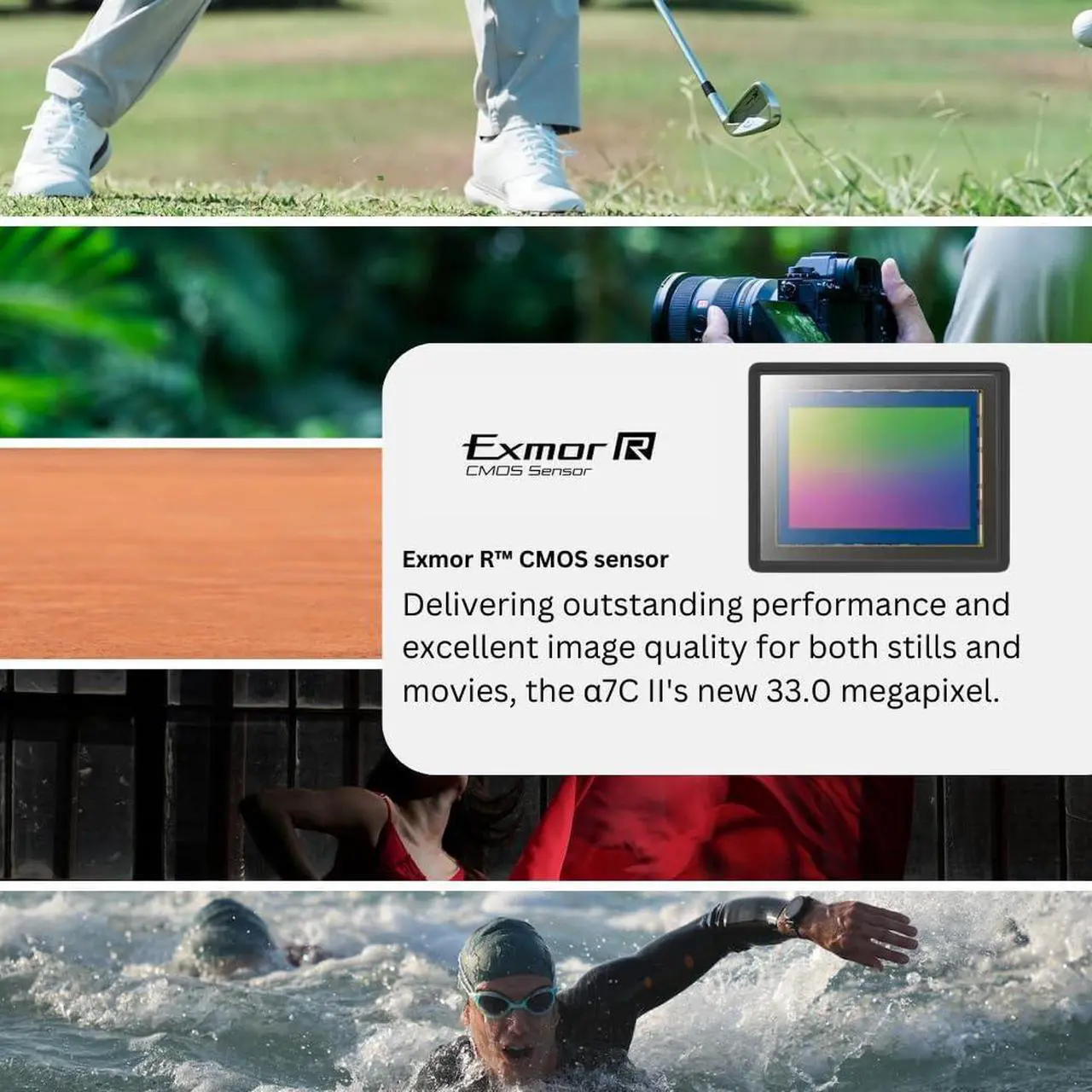 Alt view image 6 of 7 - Sony Alpha 7C II Full-Frame Interchangeable Lens Hybrid Camera Body (Silver) Bundle with 50mm G Lens, Two Pack Battery and Dual Charger, 64GB U3 V90 SD Card, and DSLR Camera Bag (Amber) (5 Items)