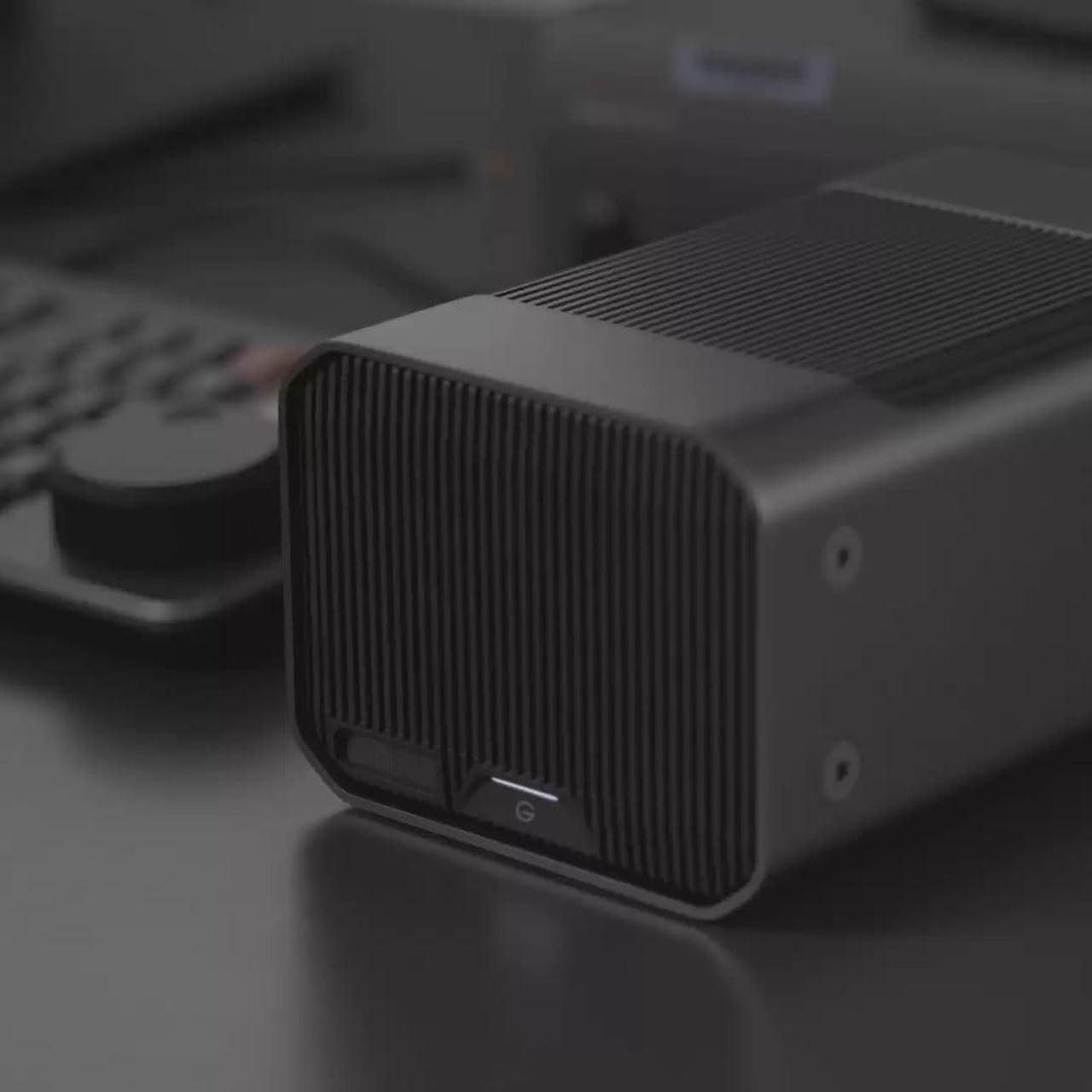 Alt view image 4 of 15 - SanDisk Professional G-Raid Project 2 Enterprise-Class Desktop Hard Drive with Thunderbolt 3 Interface, Pro-Blade SSD Mag Slot, and 510 MBPS Read Speed, 490 MBPS Write Speed (36TB, Space Gray)