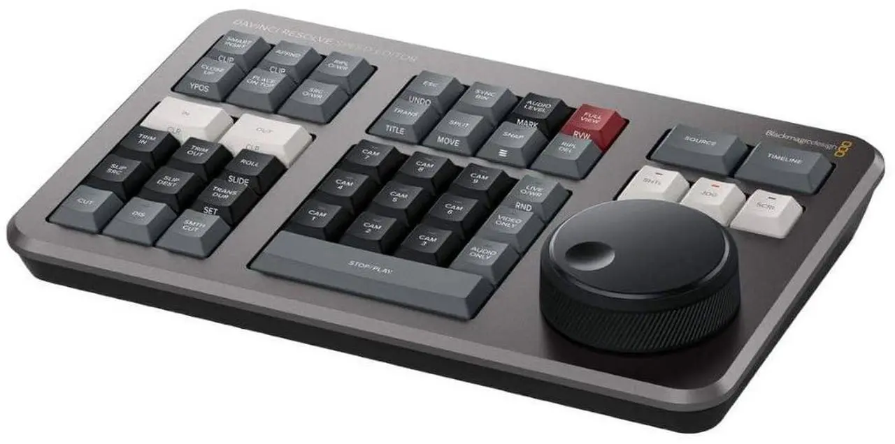 Alt view image 8 of 11 - Blackmagic Design DaVinci Resolve Speed Editor Bundle with DaVinci Resolve 17 Studio (Dongle)