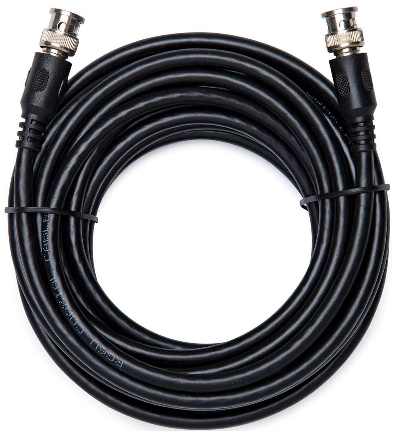 Main image of Koah Pro 3G-SDI BNC Male to BNC Male Video Cable BNC - BNC Cable 25 Feet Coaxial Cable with BNC Connectors SD-SDI, 3G-SDI, and HD-SDI Cable OFC Braided 18 AWG RG-6 Coaxial Cable with FPE Insulation