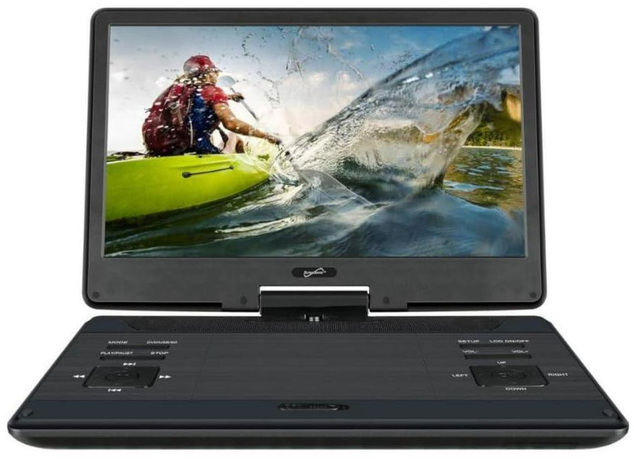 Alt view image 8 of 14 - Supersonic SC-2514, 14" Portable DVD Player with Built-in Hybrid TV Tuners, AC/DC, LED SC-2514