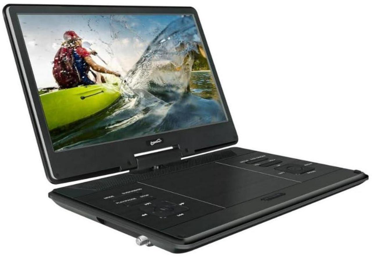 Alt view image 10 of 14 - Supersonic SC-2514, 14" Portable DVD Player with Built-in Hybrid TV Tuners, AC/DC, LED SC-2514