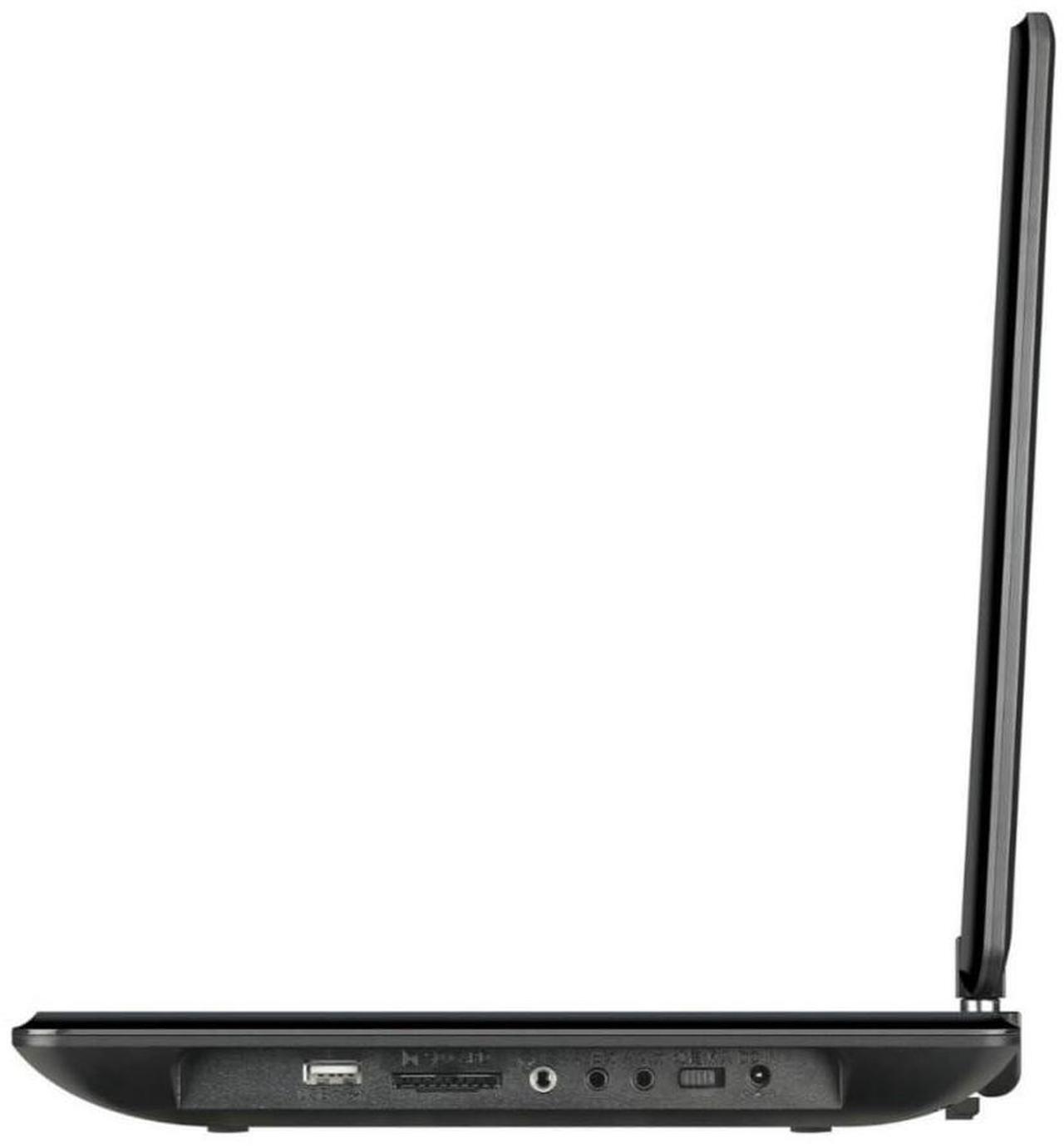 Alt view image 11 of 14 - Supersonic SC-2514, 14" Portable DVD Player with Built-in Hybrid TV Tuners, AC/DC, LED SC-2514