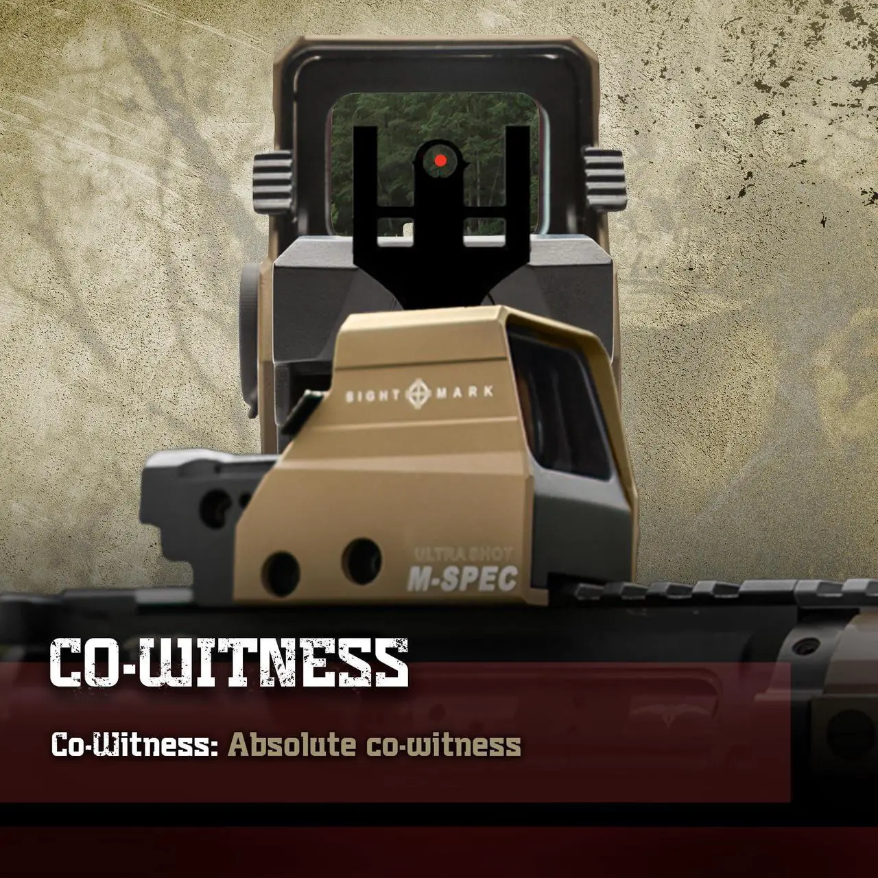 Alt view image 6 of 7 - Sightmark Ultra Shot M-Spec FMS Reflex Sight - Dark Earth