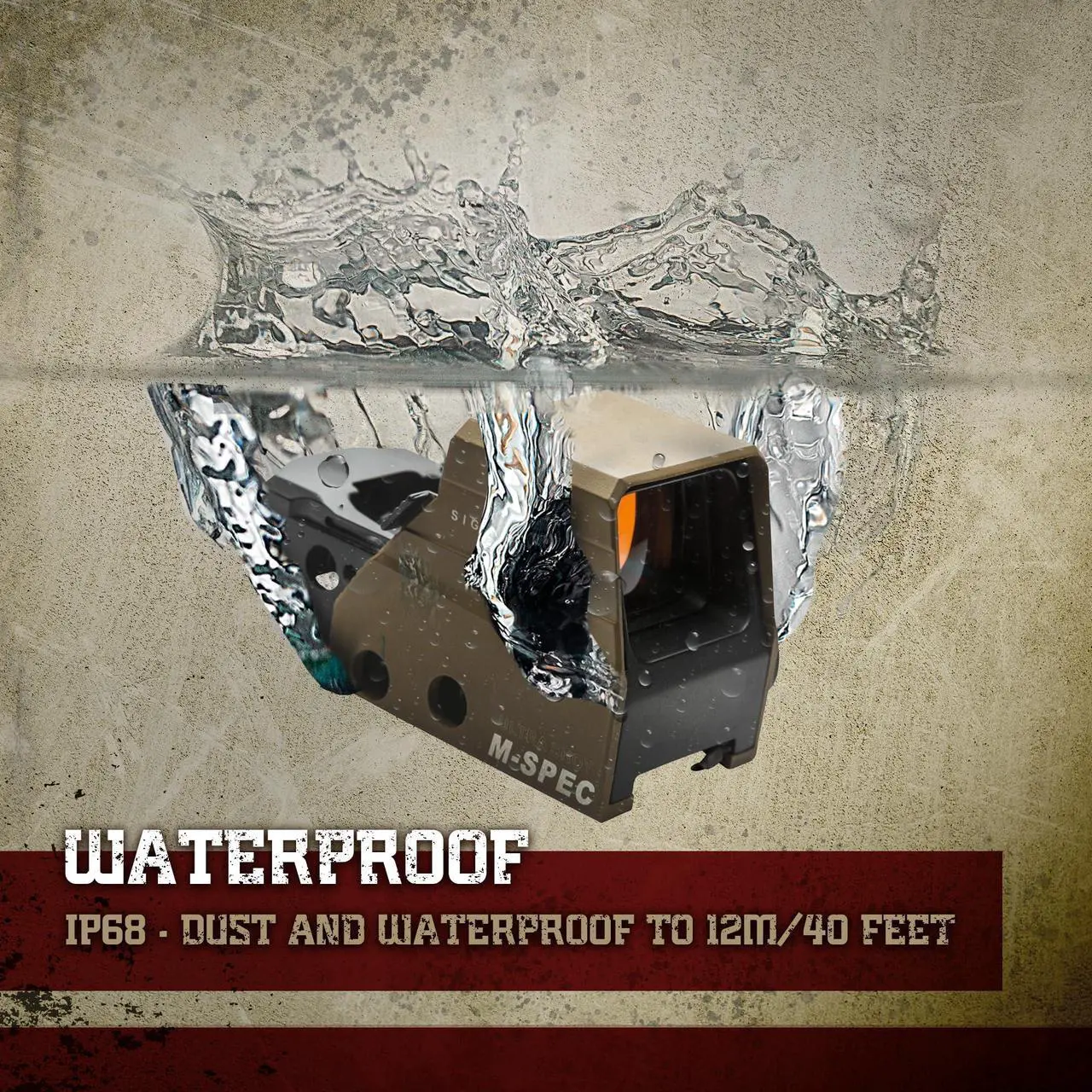 Alt view image 5 of 7 - Sightmark Ultra Shot M-Spec FMS Reflex Sight - Dark Earth
