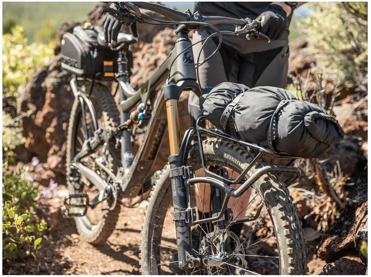 Alt view image 9 of 10 - Topeak Tetrarack M1 Mountain Bicycle Front Rack - TA2408M1