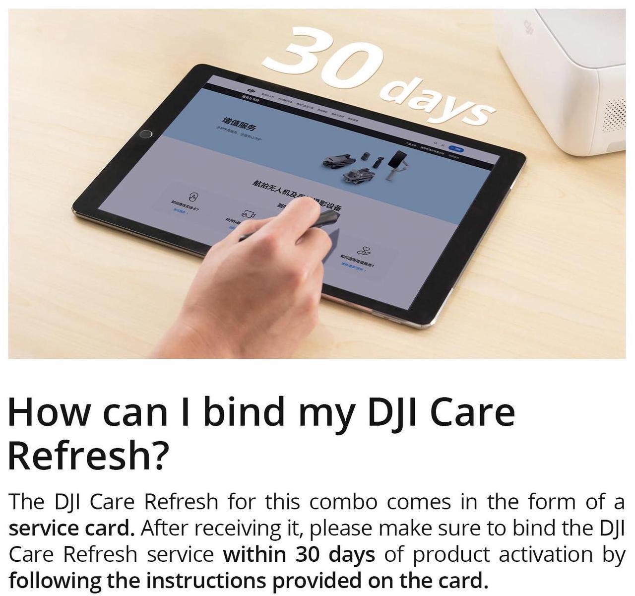 Alt view image 4 of 4 - DJI Care Refresh 2-Year Plan for Osmo Mobile 7P  Physical Card, Replacement Service & Support Access