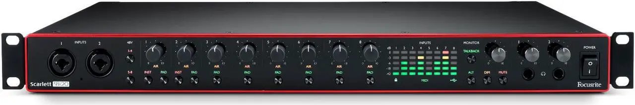 Alt view image 3 of 20 - Focusrite Scarlett 18i20 3rd Generation Audio Interface