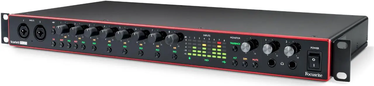 Alt view image 4 of 20 - Focusrite Scarlett 18i20 3rd Generation Audio Interface
