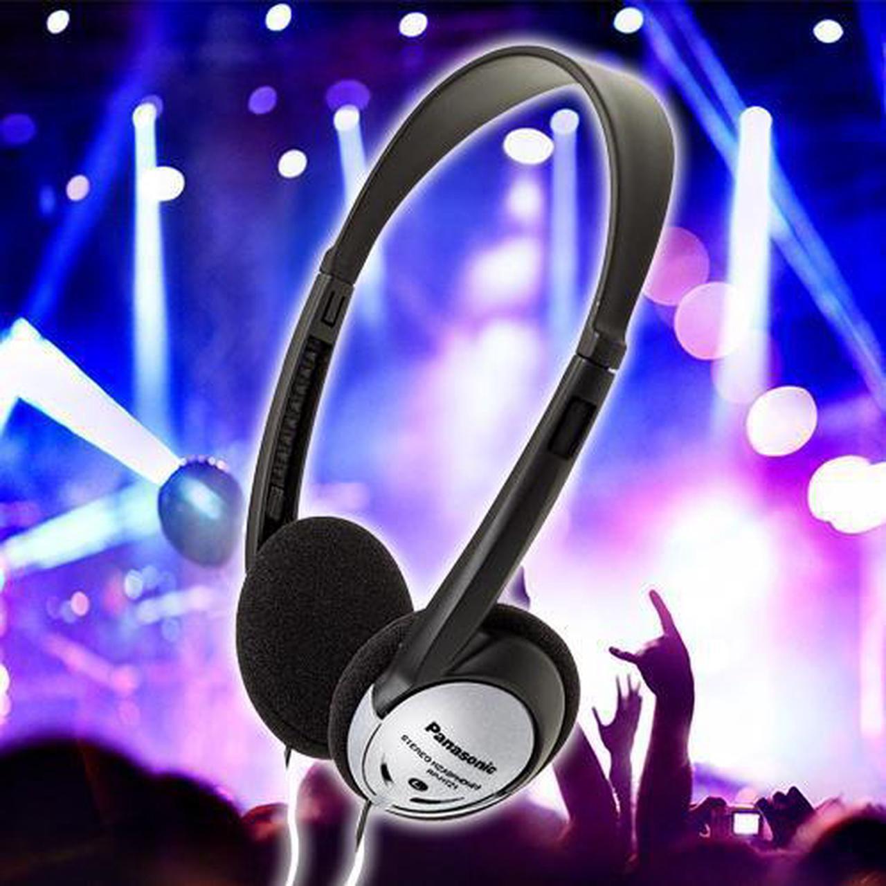 Alt view image 2 of 12 - Panasonic RP-HT21 Lightweight Headphones with XBS (10 PACK)