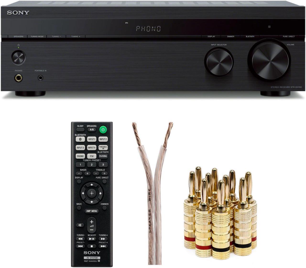 Main image of Sony STRDH190 2-ch Stereo Receiver with Phono Inputs and Bluetooth bundle