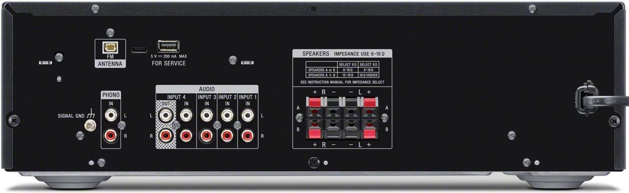 Alt view image 3 of 7 - Sony STRDH190 2-ch Stereo Receiver with Phono Inputs and Bluetooth bundle