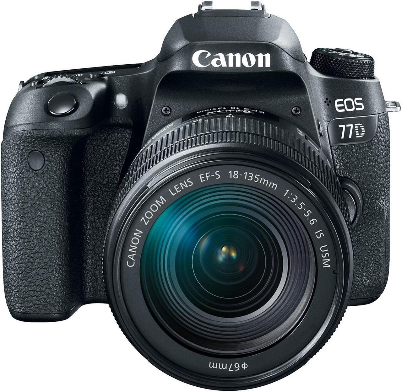 Alt view image 11 of 20 - Canon EOS 77D EF-S 18-135 IS USM Kit