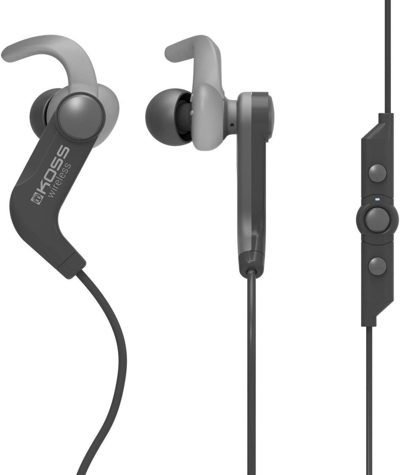 Alt view image 2 of 7 - Koss BT190iK Wireless Bluetooth Earbuds, In-line Microphone,Touch Controls-Black