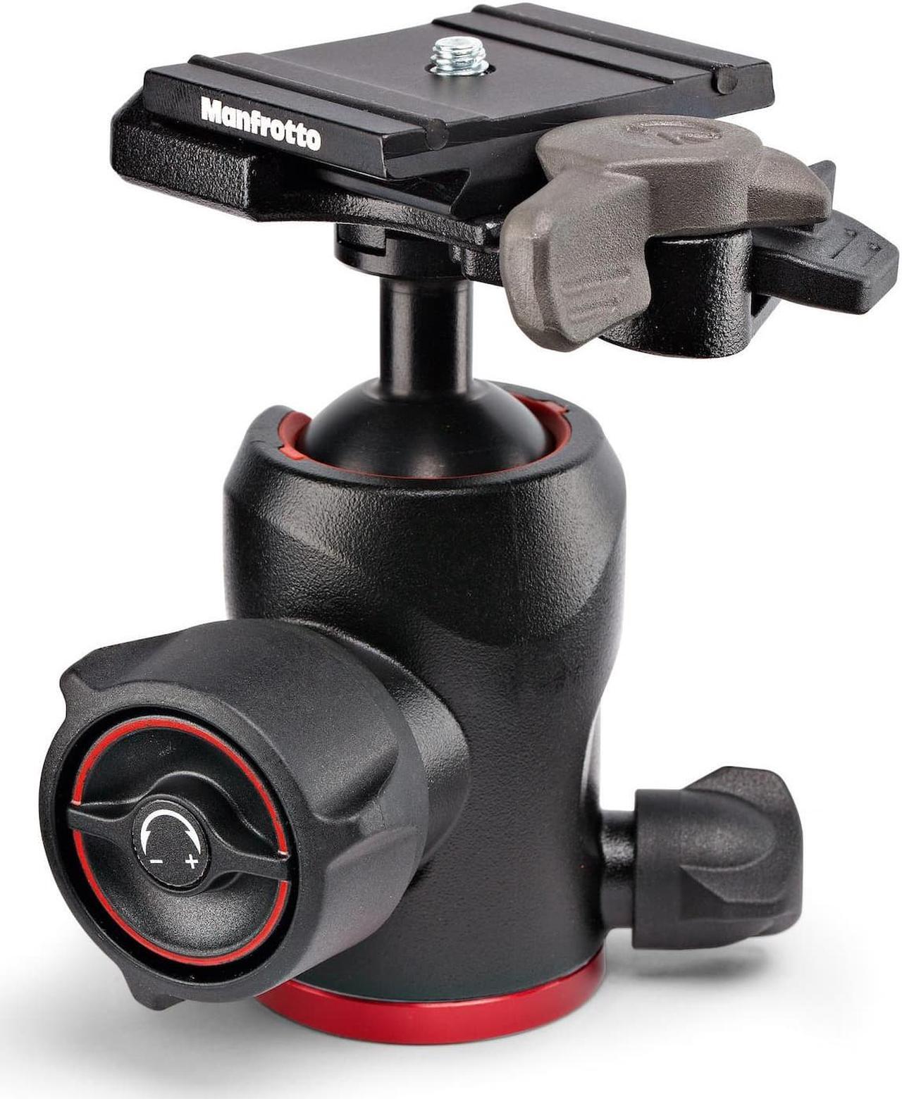 Alt view image 3 of 16 - Manfrotto 494 Aluminum Center Ball Head with 200PL-PRO Quick Release Plate, 3.9" Height, 17.6 lbs Capacity