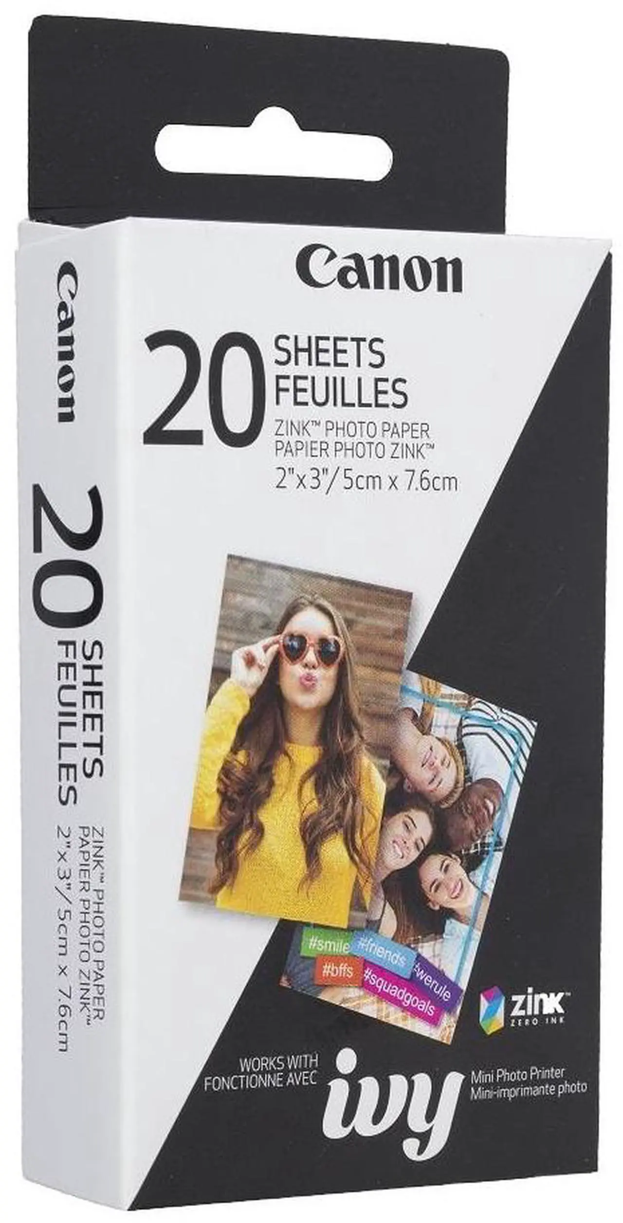 Alt view image 2 of 9 - CANON ZINK PHOTO PAPER PACK (20 SHEETS)