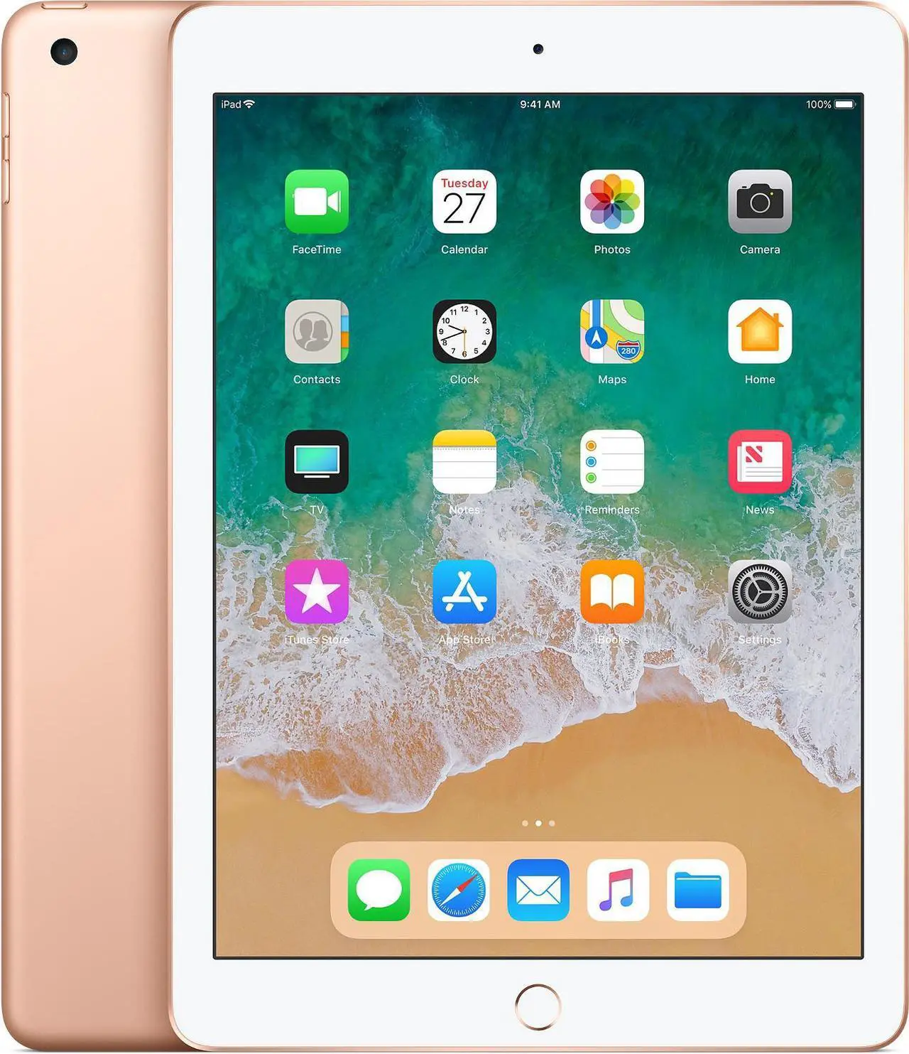 Main image of Apple iPad 2018 9.7" Tablet (6th Generation, 128GB, Wi-Fi Only, Gold)