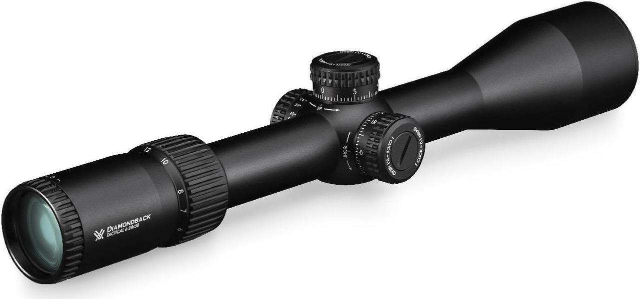 Alt view image 2 of 9 - Vortex Diamondback Tactical 6-24x50 Riflescope (EBR-2C MRAD Reticle)