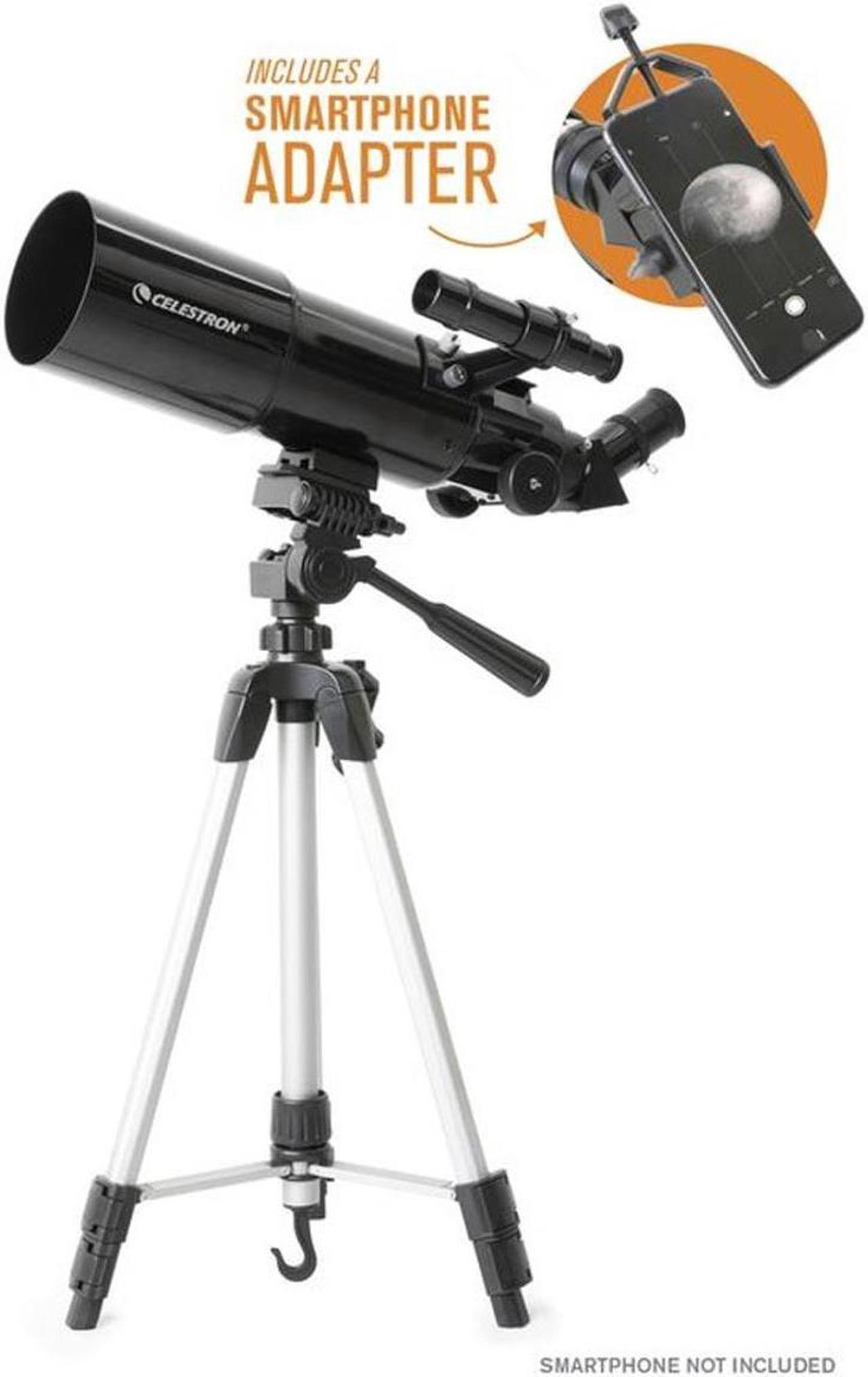 Alt view image 2 of 20 - Celestron Travel Scope 80 with Backpack and Smartphone Adapter