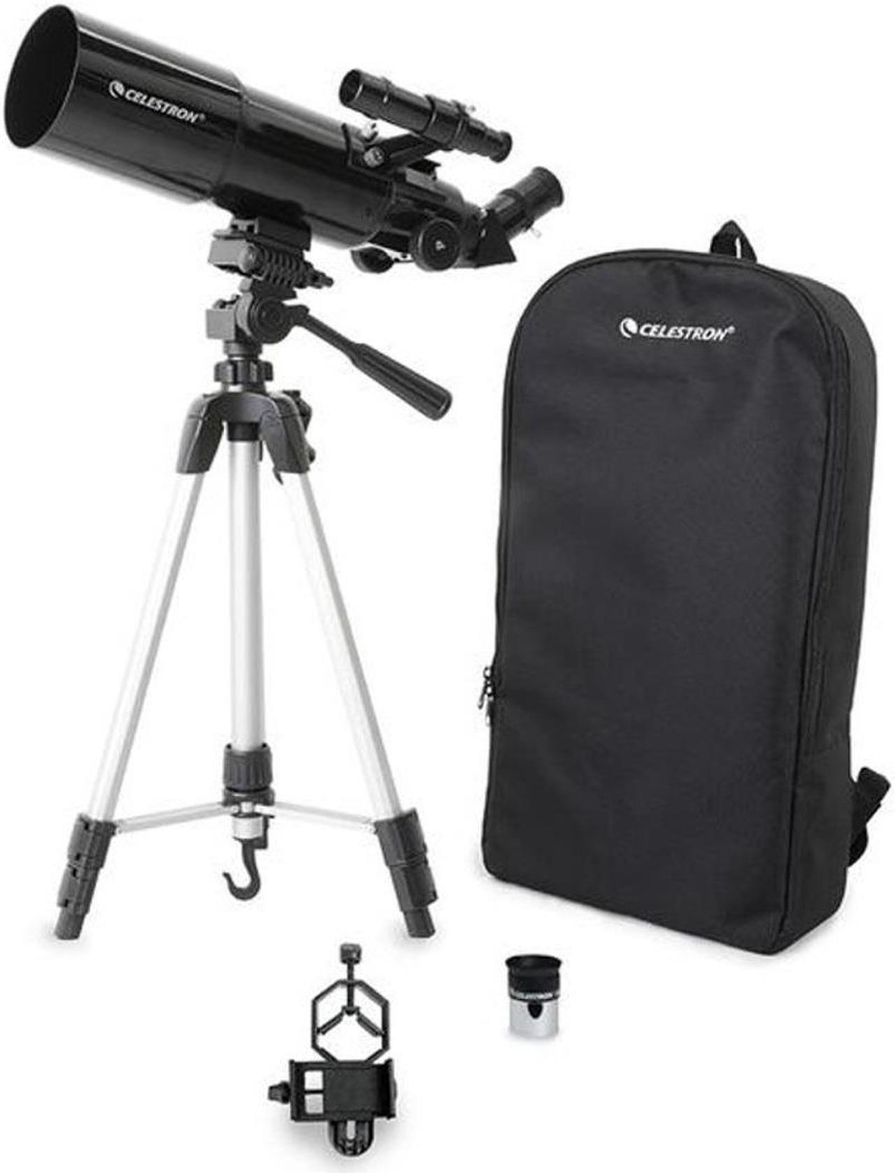 Alt view image 4 of 20 - Celestron Travel Scope 80 with Backpack and Smartphone Adapter