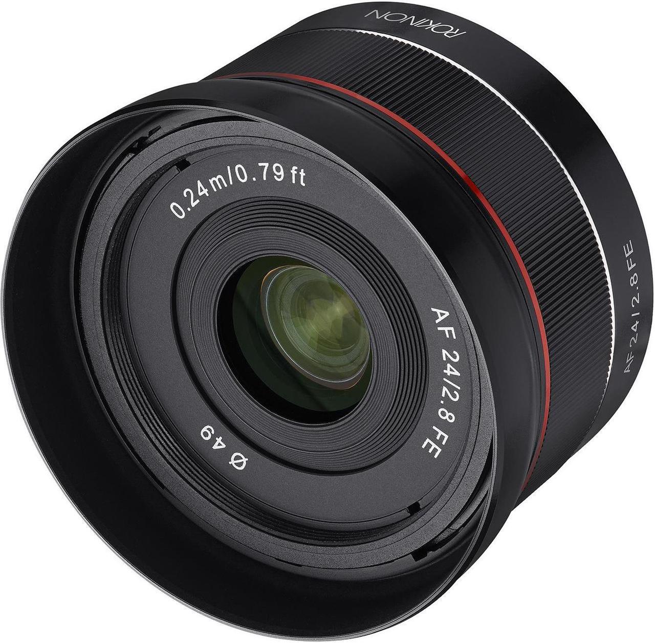Alt view image 8 of 18 - Rokinon 24mm F2.8 Full Frame Auto Focus Lens for Sony E #IO24AF-E