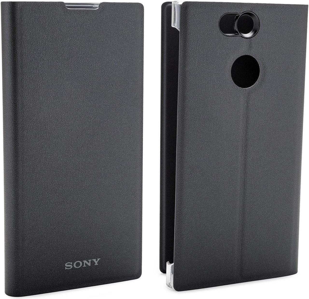 Alt view image 11 of 16 - Sony Xperia XA2 Style Cover Stand (SCSH10) - Black