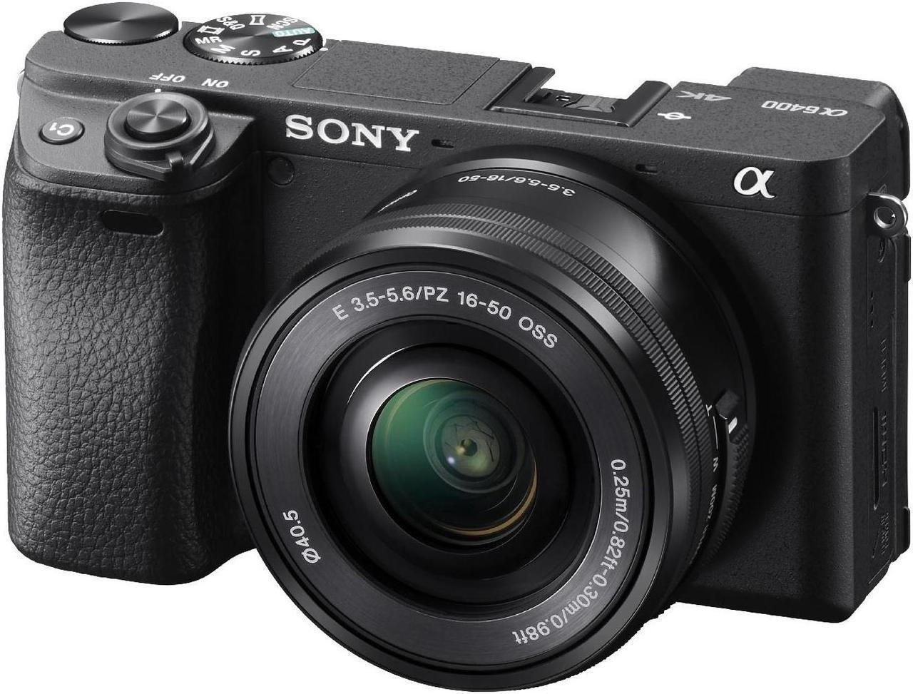 Alt view image 9 of 20 - Sony Alpha a6400 Mirrorless Digital Camera with 16-50mm Lens